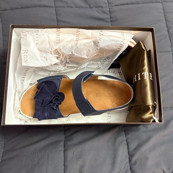 Ron White Francis Leather Footbed Sandal - Size: EU 40 (US 9-9.5) - Picture 14 of 16